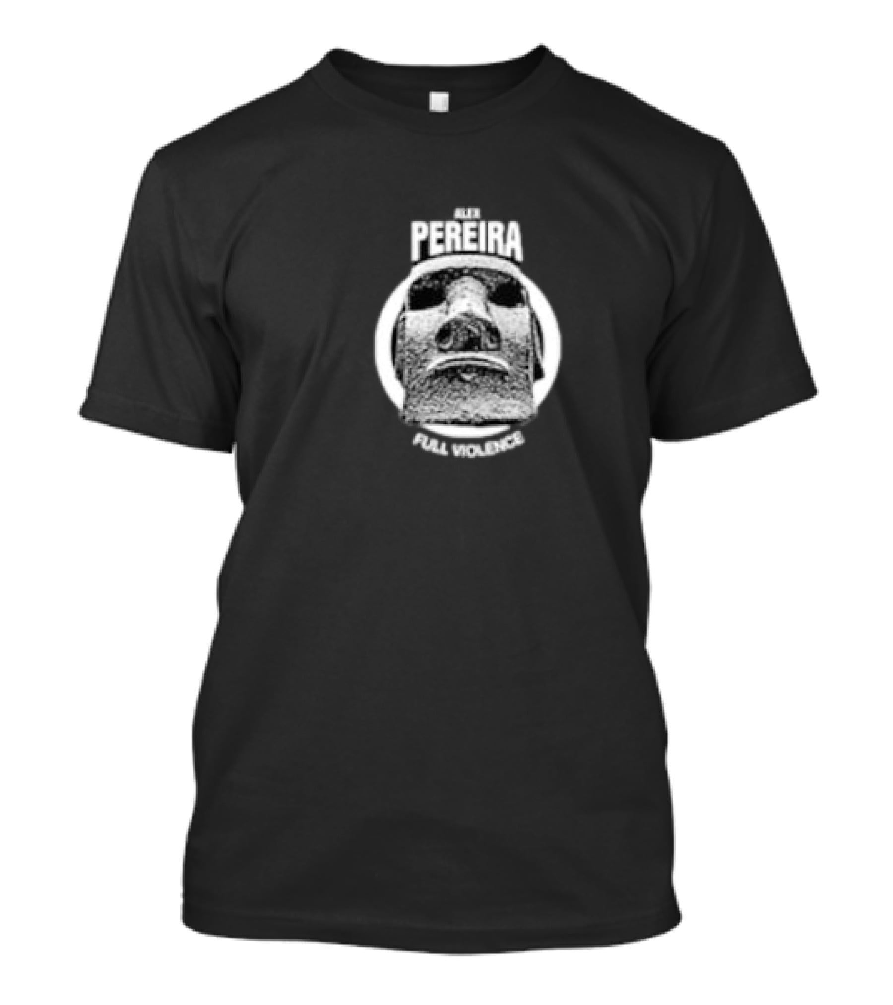 Alex Pereira Full Violence Easter Island Head T-Shirt
