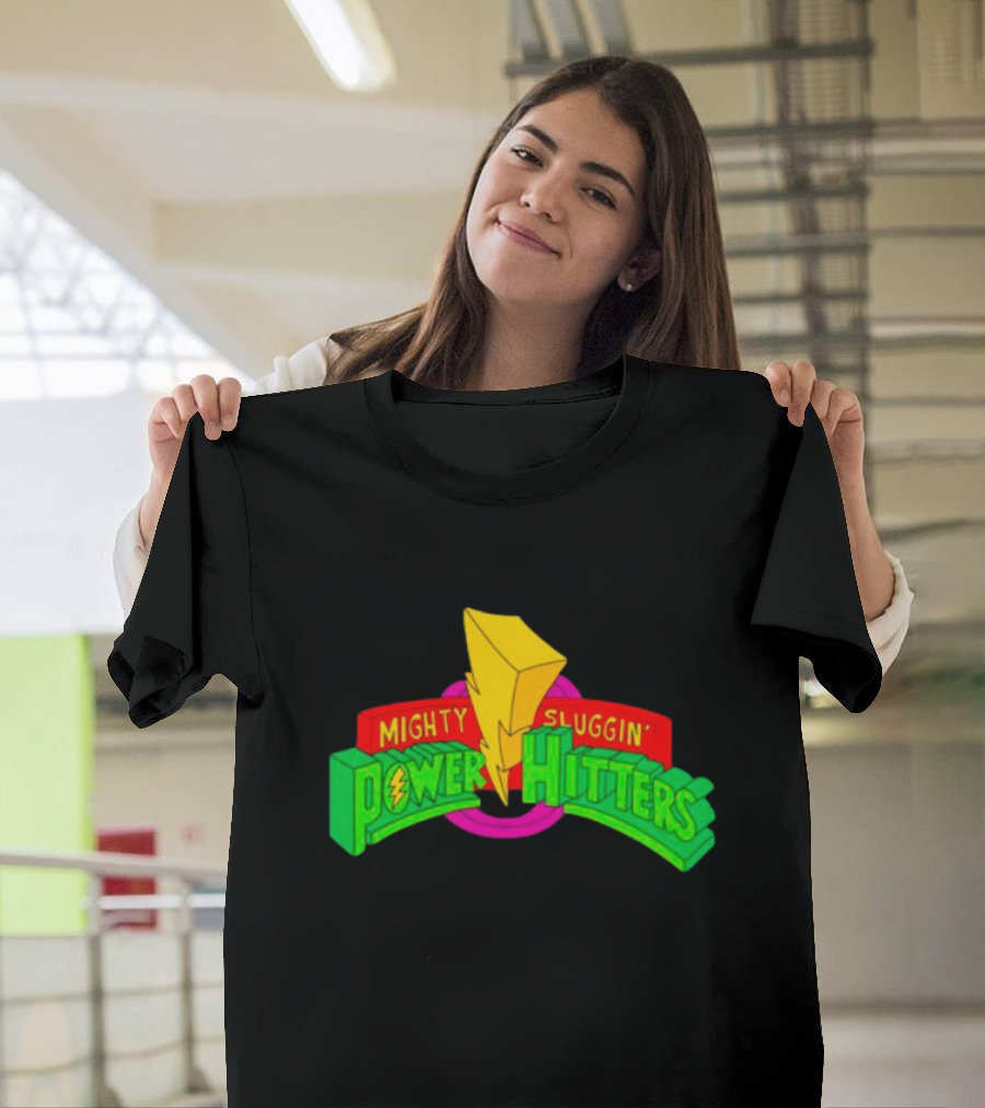 Mighty Sluggin’ Power Hitters Lightning Bolt T-Shirt