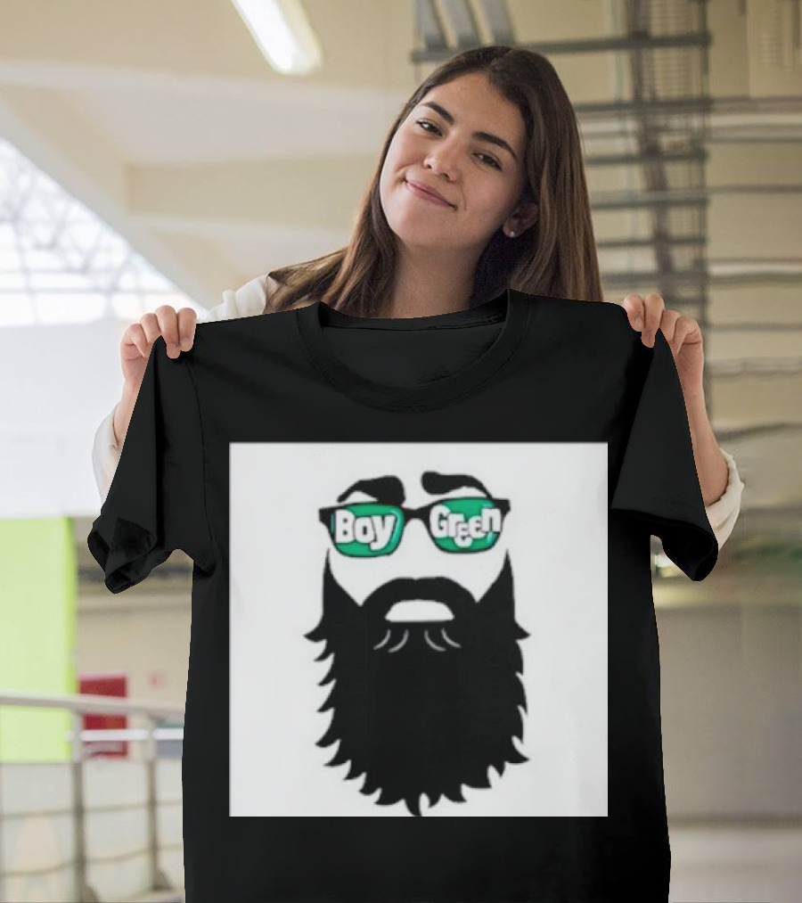 Boy Green Bearded Sunglasses T-Shirt