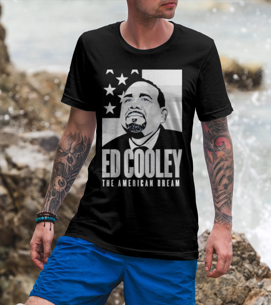 Ed Cooley The American Dream USA Flag T-Shirt