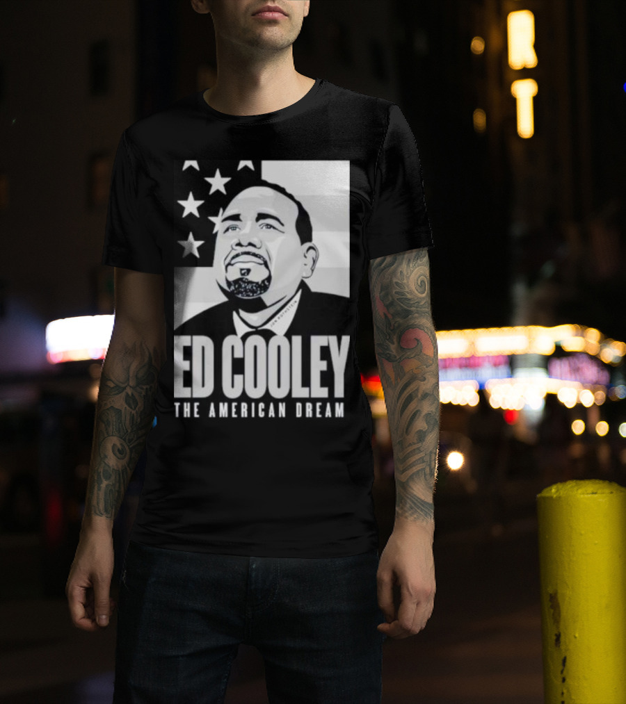 Ed Cooley The American Dream USA Flag T-Shirt