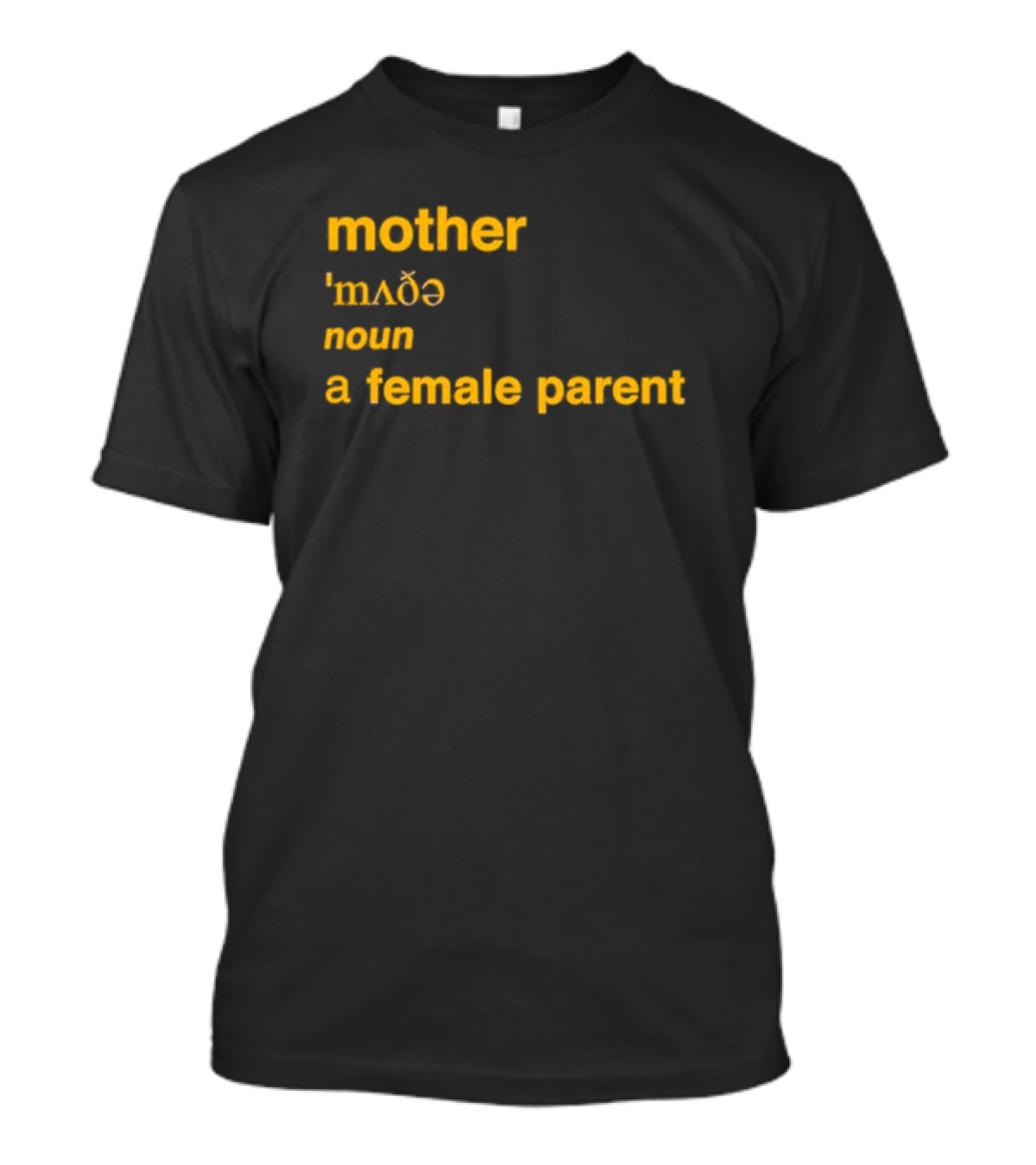 Mother Definition 'mʌðə' Noun A Female Parent T-Shirt