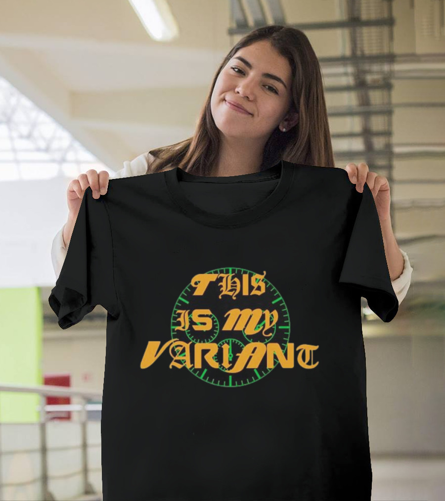 THIS IS MY VARIANT Vintage Lettering with Clockwork Gears T-Shirt