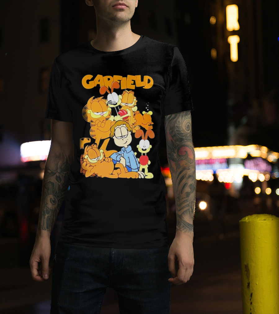 Garfield And Friends Group Character T-Shirt