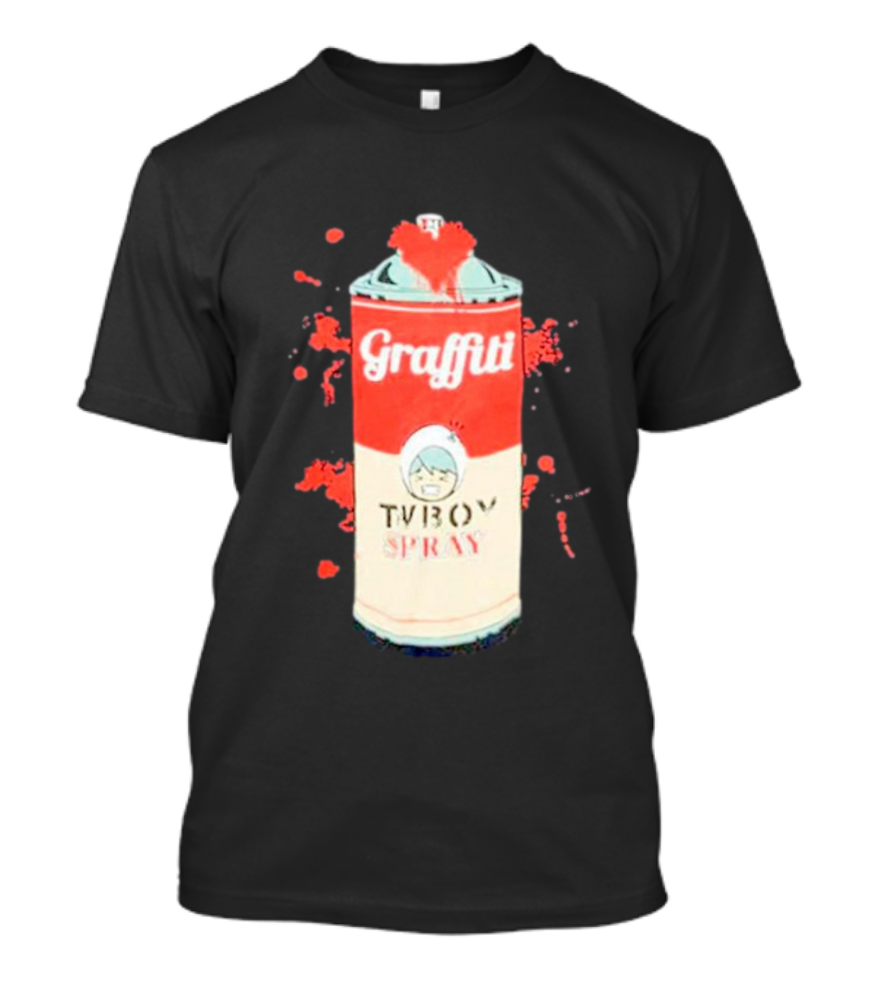 Graffiti TV Boy Spray Can Art Shawn Stockman T-Shirt