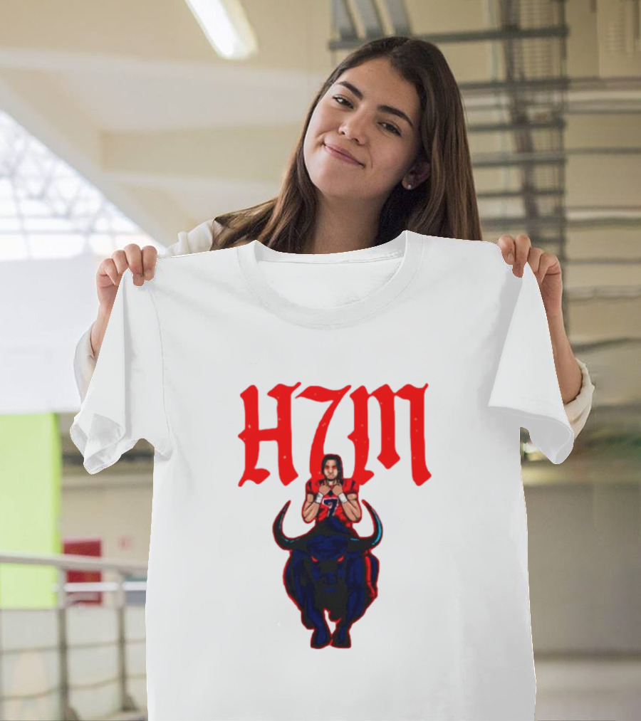 H7M CJ Stroud Houston Texans Bull T-Shirt