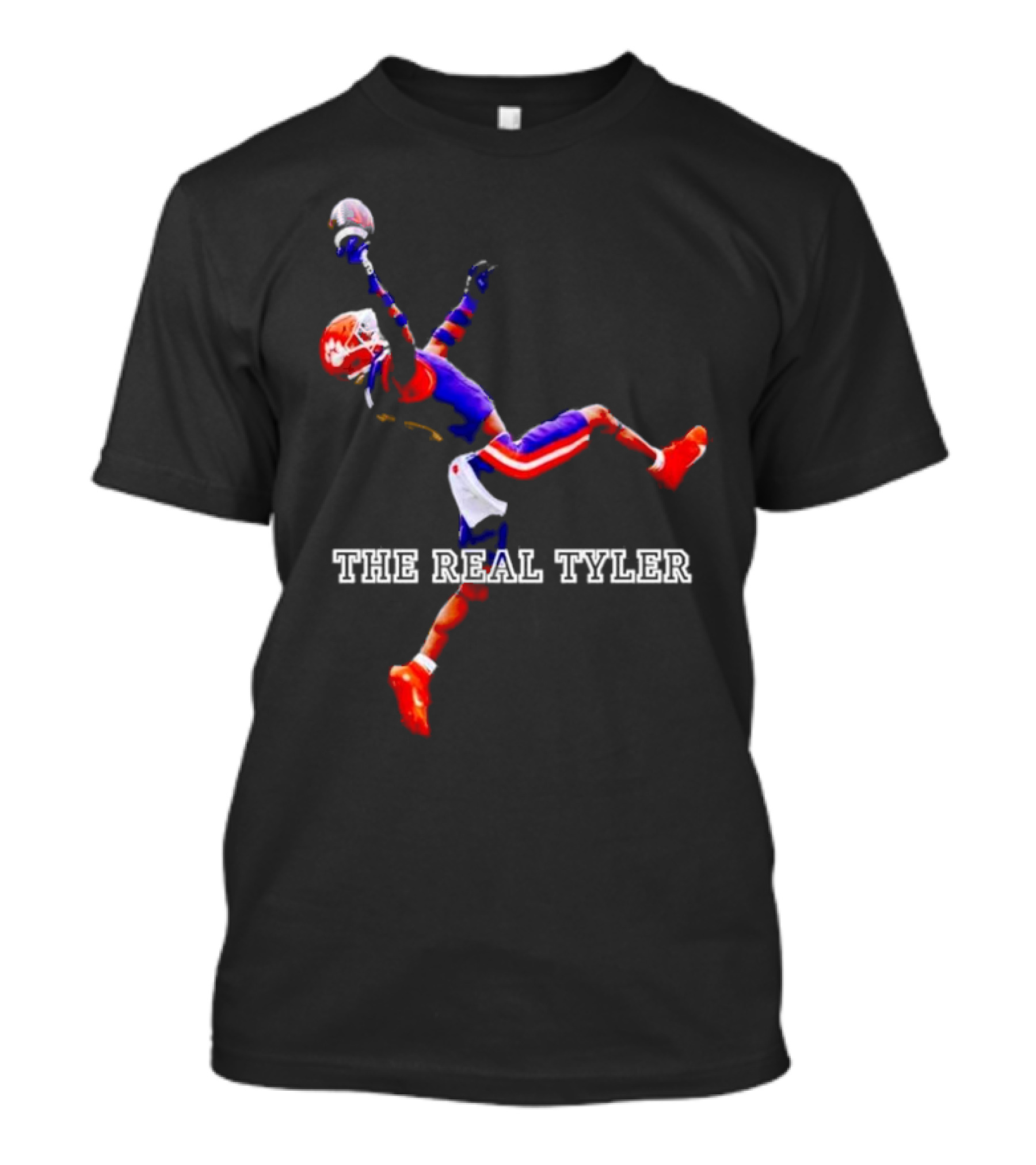 Clemson Tigers The Real Tyler Browns Football Catch T-Shirt