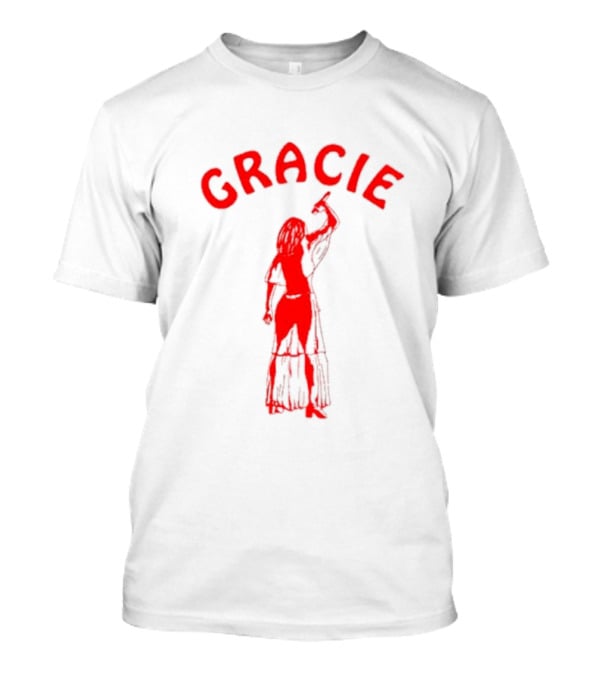 Gracie Abrams Red Silhouette Woman T-Shirt