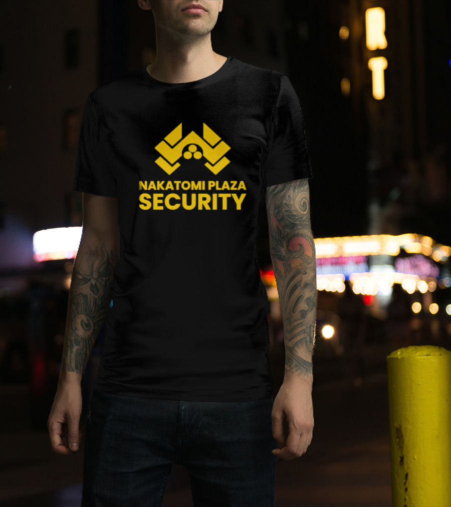 Nakatomi Plaza Security Die Hard Christmas Movie T-Shirt