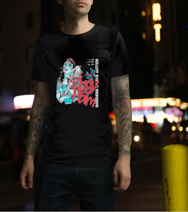 Ziggy Haim Goddess Of The Gutter Vibrant Portrait Style Iconic T-Shirt