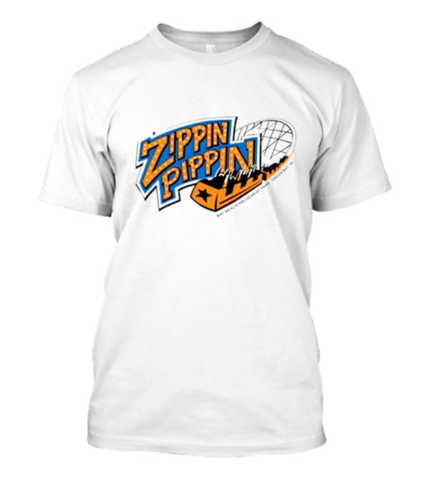 Zippin Pippin Roller Coaster Retro T-Shirt