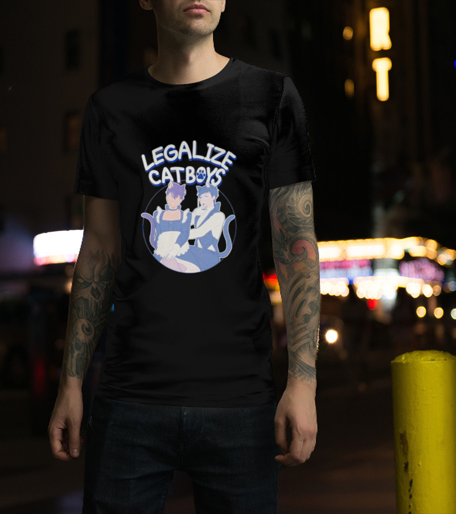Legalize Catboys Dan And Phil-Inspired Fandom Concept T-Shirt