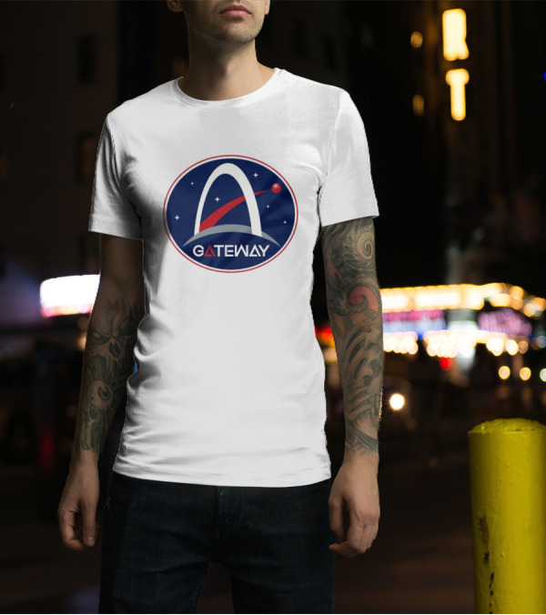 Gateway Program NASA Inspired St. Louis Arch T-Shirt