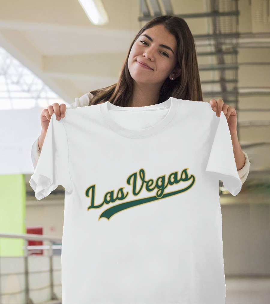 Las Vegas Baseball Script T-Shirt