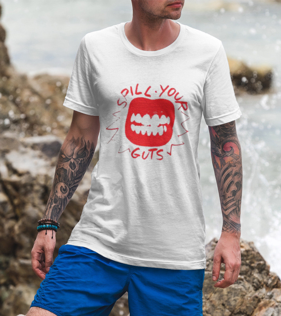 Spill Your Guts Red Mouth T-Shirt