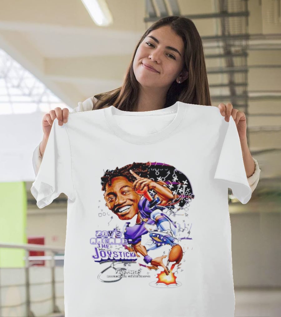 Zay’s Arcade The Joystick Zay Flowers Rookie Season Collaborator T-Shirt