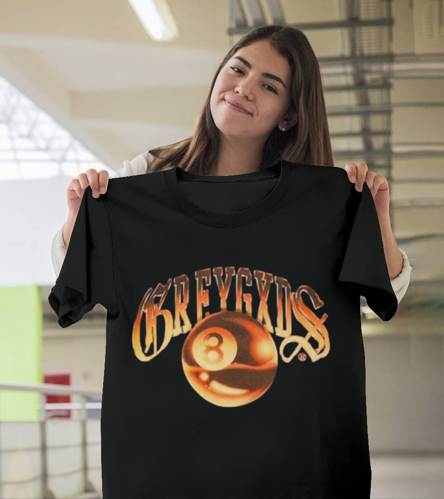 Greygods Vintage Number 8 Ball T-Shirt