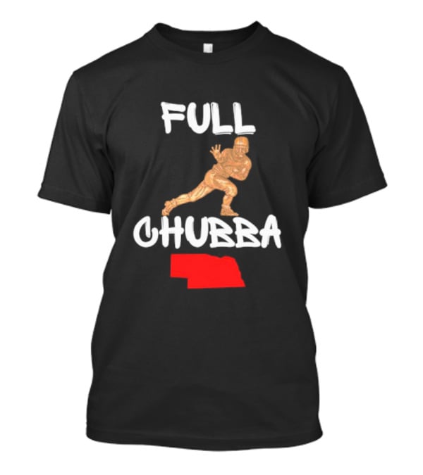Full Chubba Nebraska Football Running T-Shirt