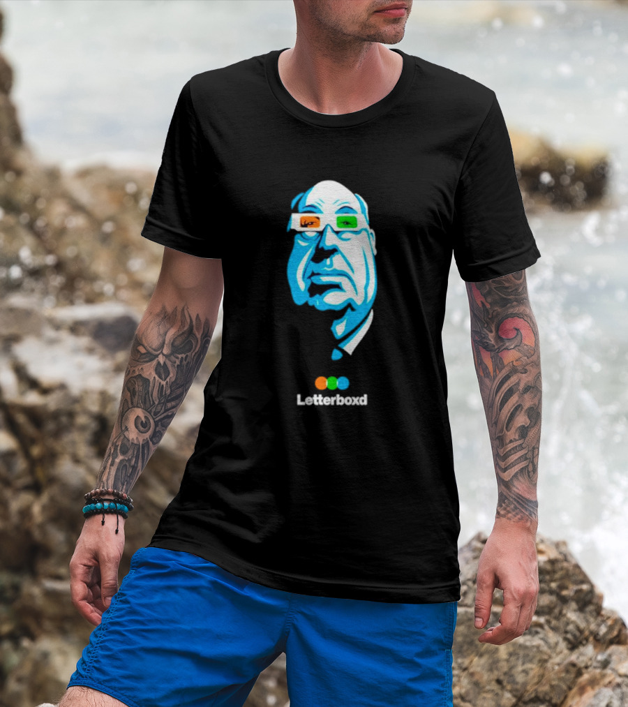 Hitch Portrait Pop Art Letterboxd T-Shirt
