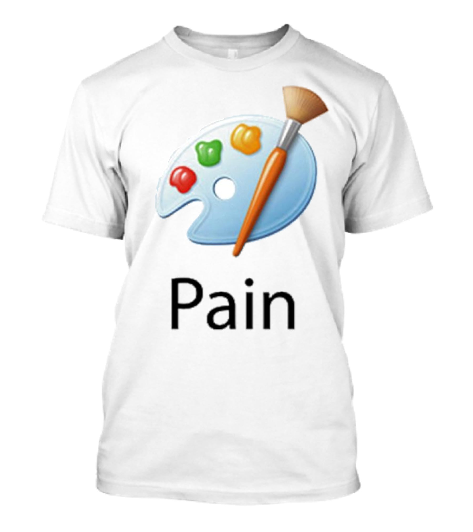 Pain Microsoft Paint Palette Brush T-Shirt