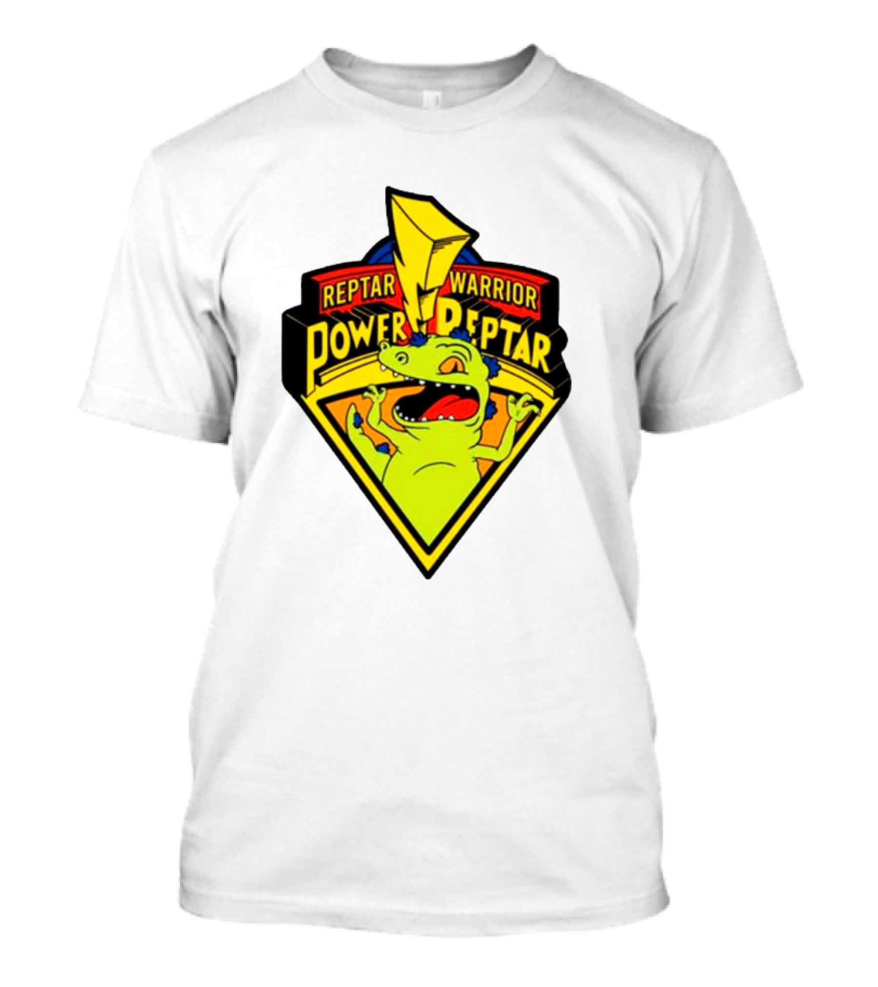 Reptar Warrior Power Peptar Rugrats Dinosaur Lightning Roar T-Shirt