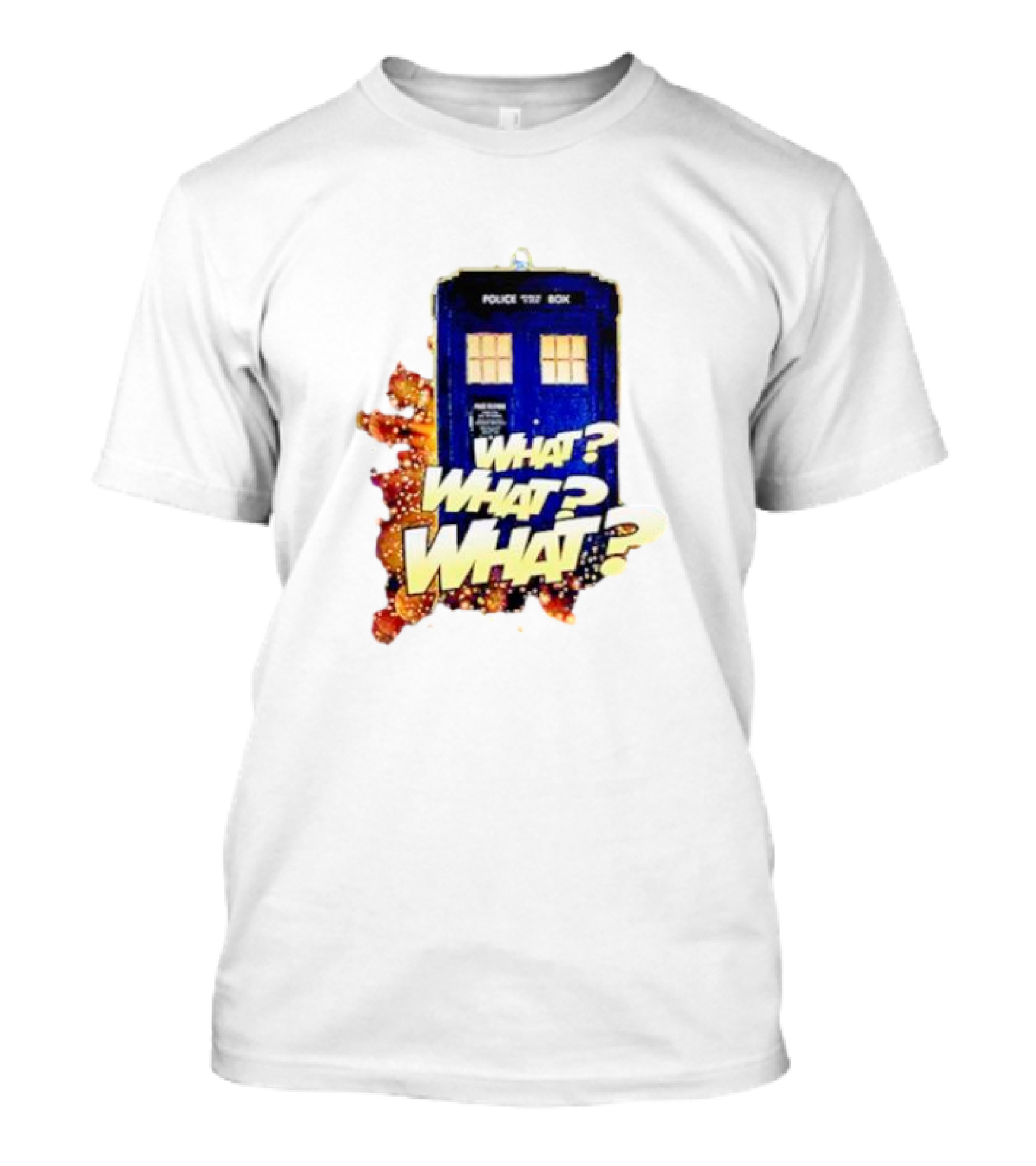 Police Public Call Box What What What TARDIS Doctor Who T-Shirt