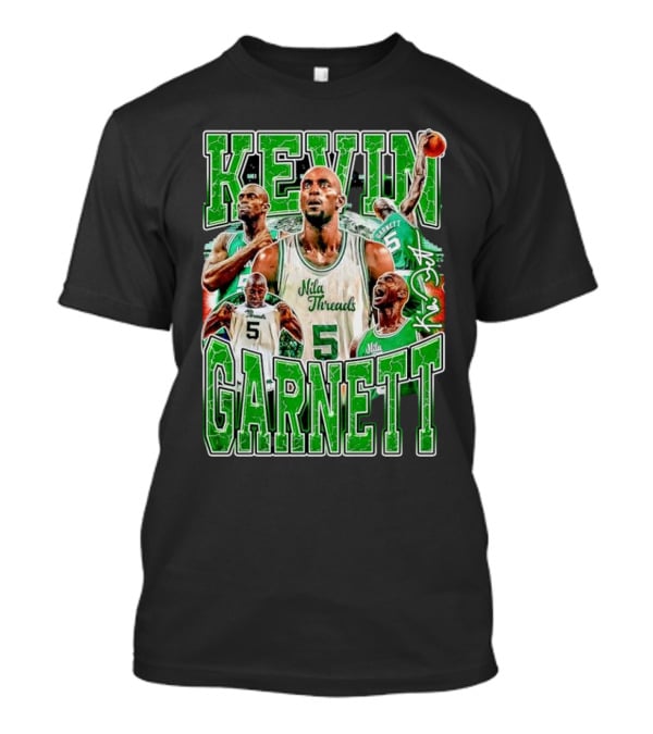 Kevin Garnett Boston Celtics Nila Threads Basketball Legend T-Shirt