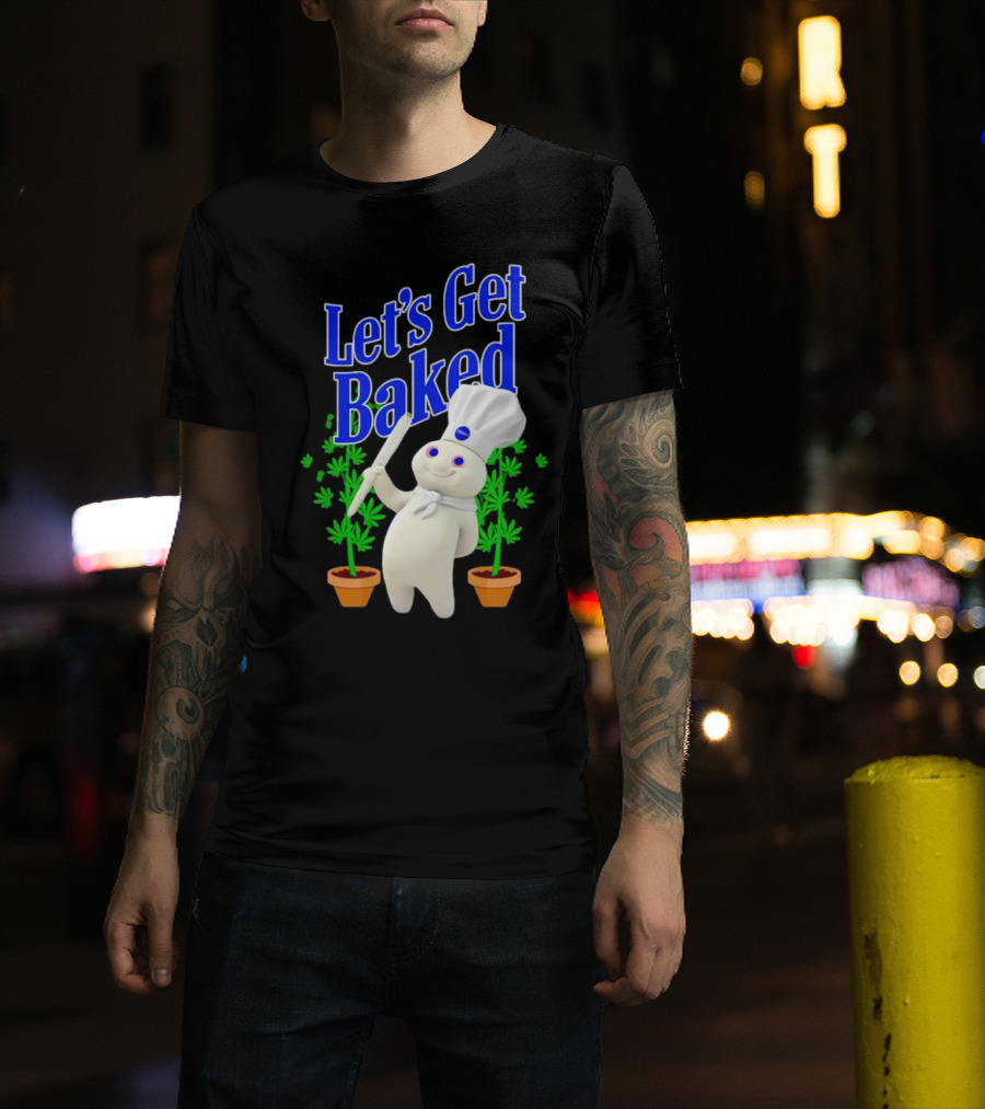Let's Get Baked Weed Chef Doughboy T-Shirt