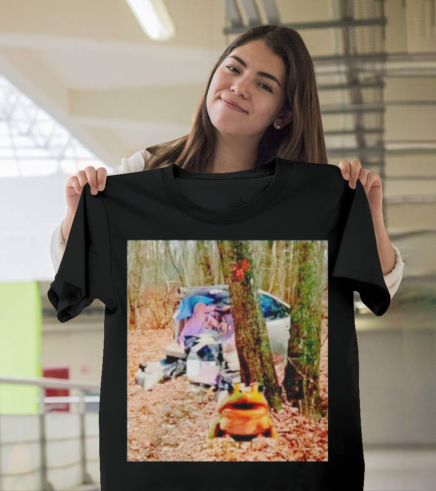 Frogged Undertime Slopper Car in the Woods T-Shirt