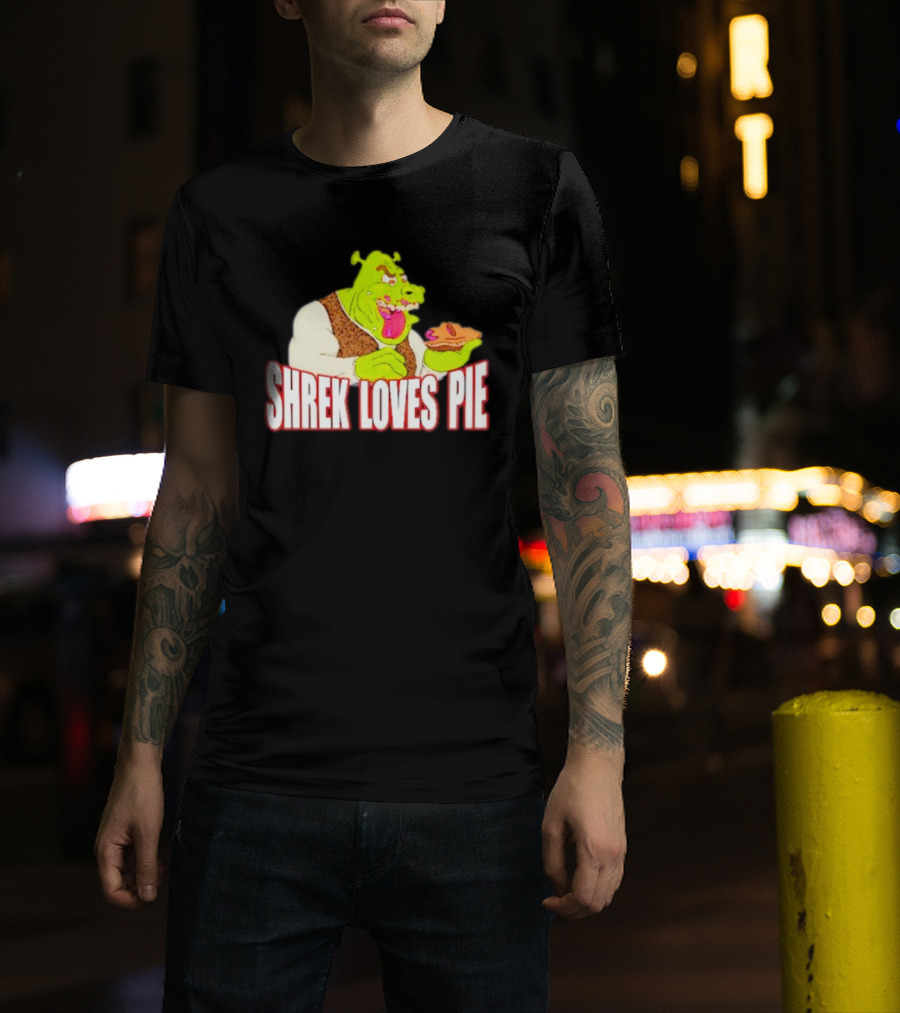 Shrek Loves Pie Ogre Eating T-Shirt