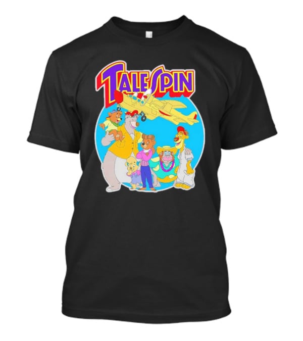Talespin Disney Baloo Kit Rebecca Louie Airplane Adventure T-Shirt