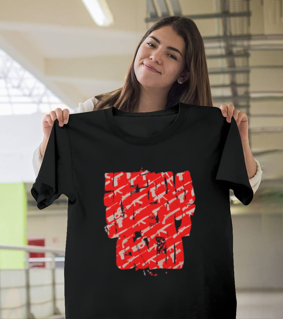 Years Spent Cold Red Camouflage Rifles T-Shirt