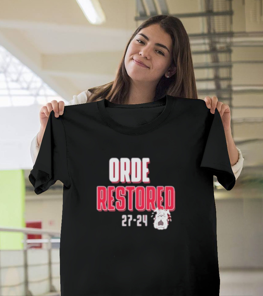 Alabama Crimson Tide ORDE Restored 27-24 Bulldog T-Shirt