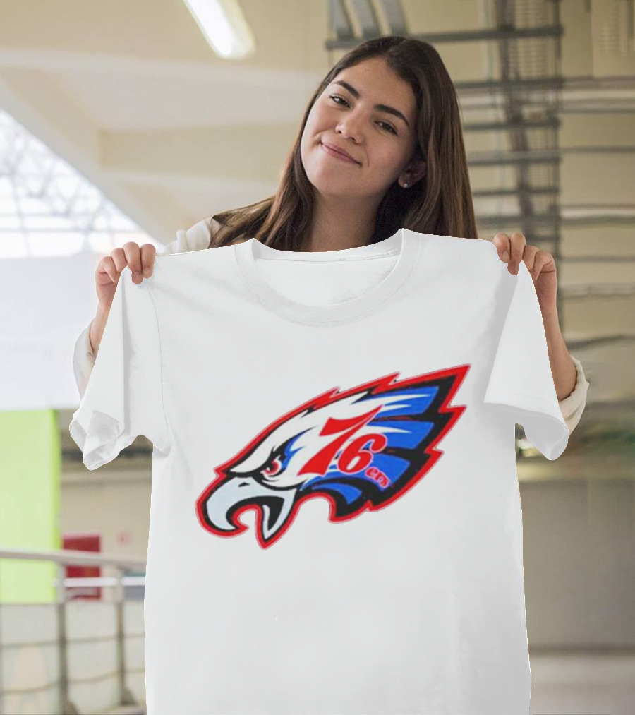 Philadelphia Eagles and 76ers Combined T-Shirt