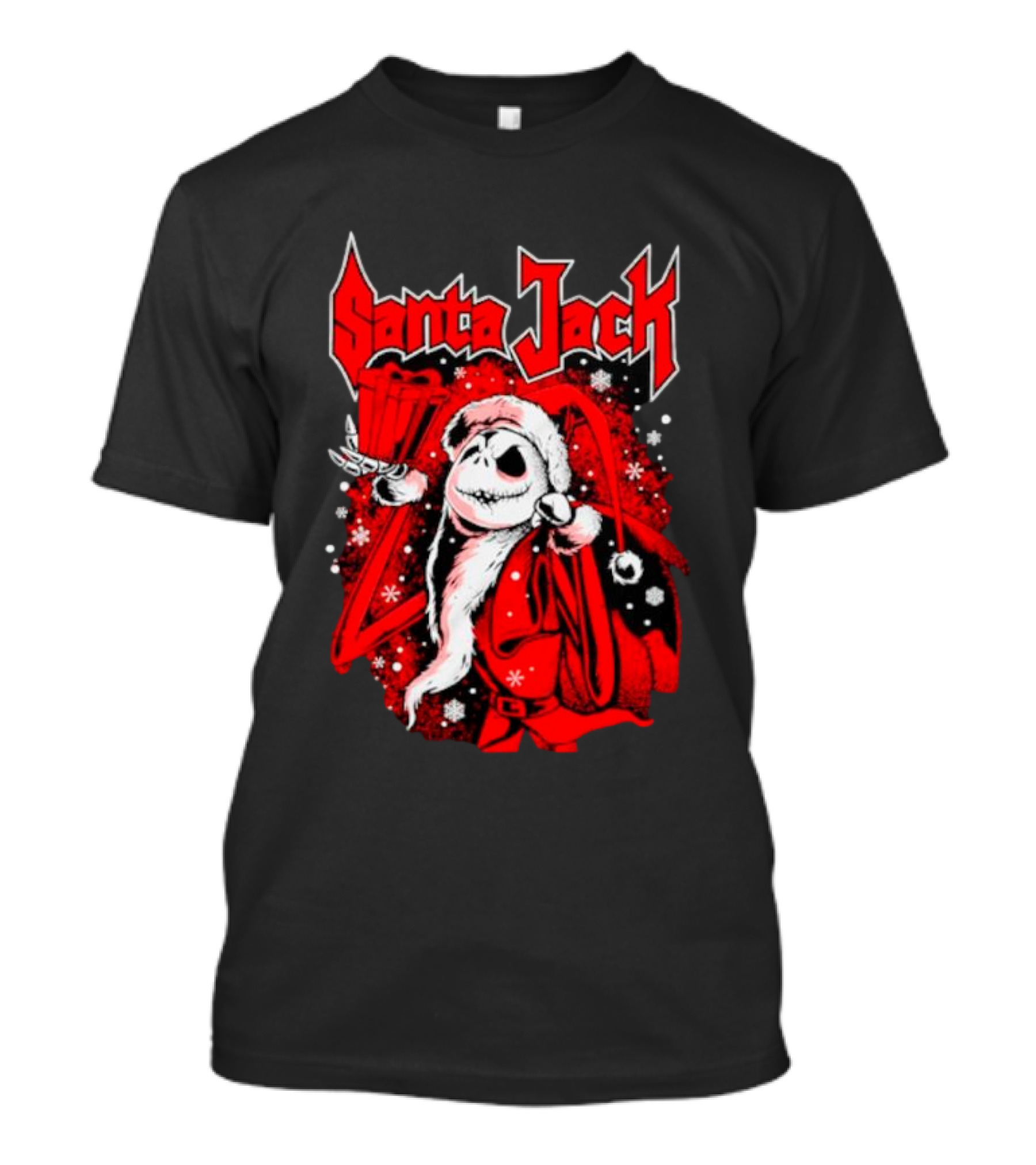 Santa Jack The Nightmare Before Christmas Jack Skellington T-Shirt
