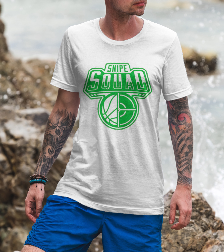 Boston Celtics Snipe Squad Basketball Crosshair T-Shirt