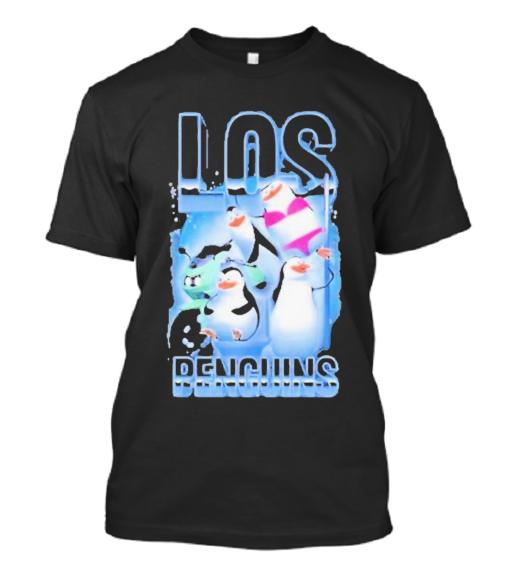Los Penguins Animated Dancing Ice Party T-Shirt