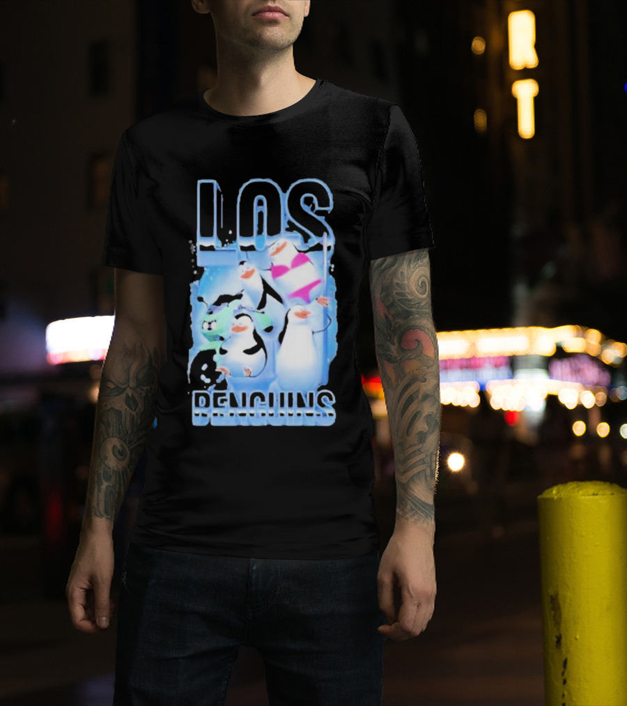 Los Penguins Animated Dancing Ice Party T-Shirt