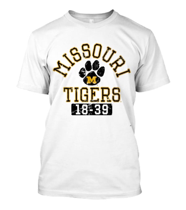 Missouri Tigers 18-39 Paw Logo Mizzou Legacy T-Shirt