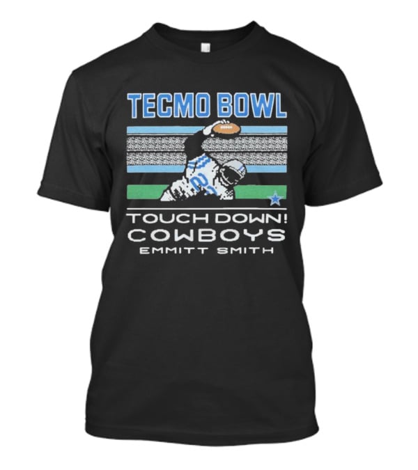 Tecmo Bowl Touchdown Cowboys Emmitt Smith T-Shirt