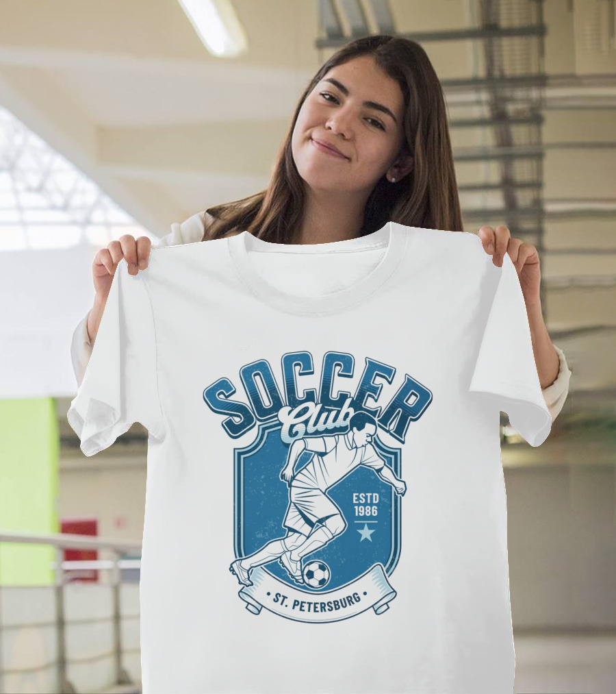 Soccer Club St. Petersburg ESTD 1986 T-Shirt