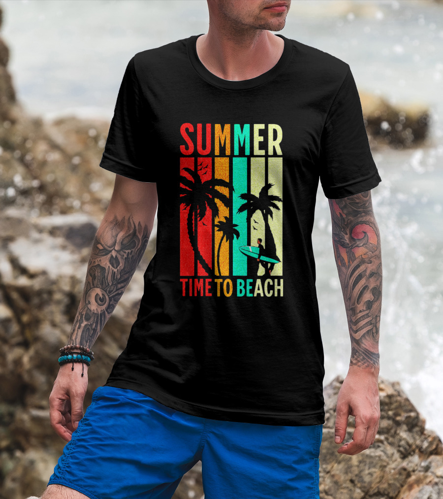 Summer Time To Beach T-Shirt