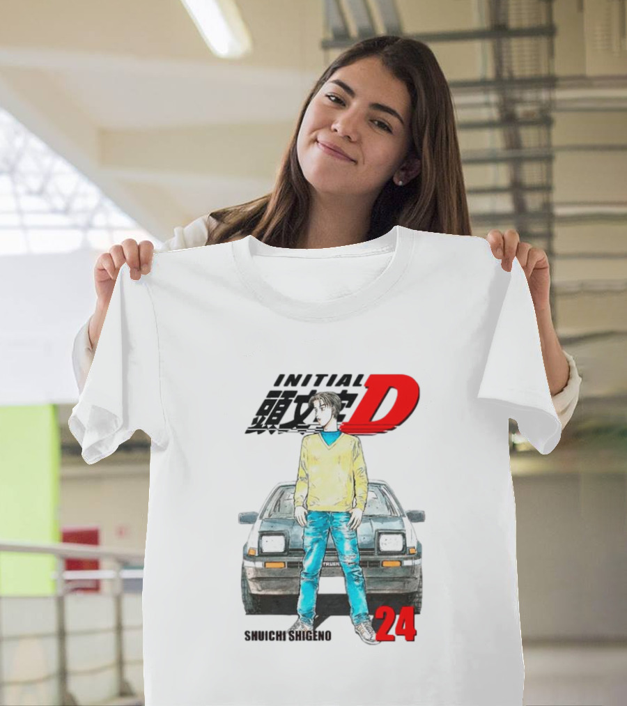 Initial D Shuichi Shigeno 24 T-Shirt