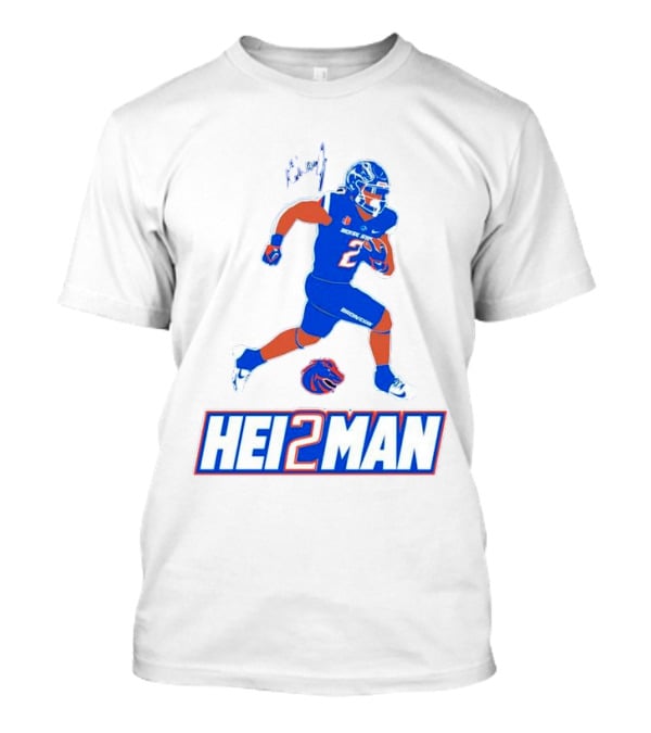 Ashton Jeanty Boise State Broncos Hei2man Football Player T-Shirt