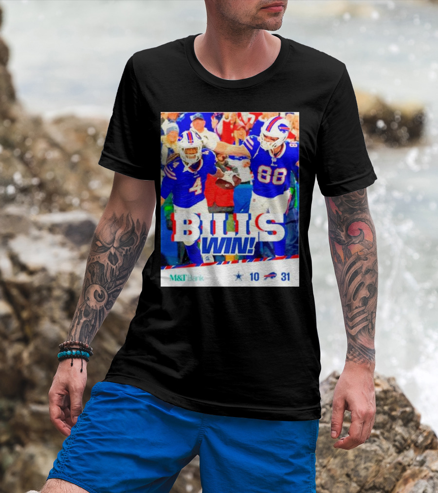 Buffalo Bills Win Dallas Cowboys 31-10 T-Shirt