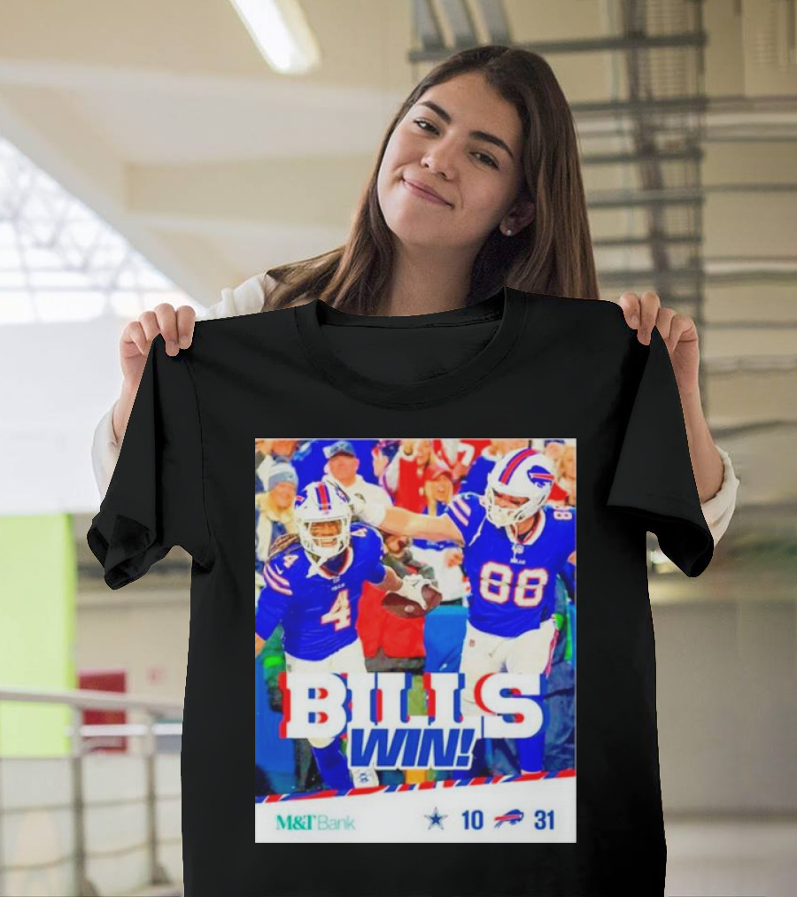 Buffalo Bills Win Dallas Cowboys 31-10 T-Shirt