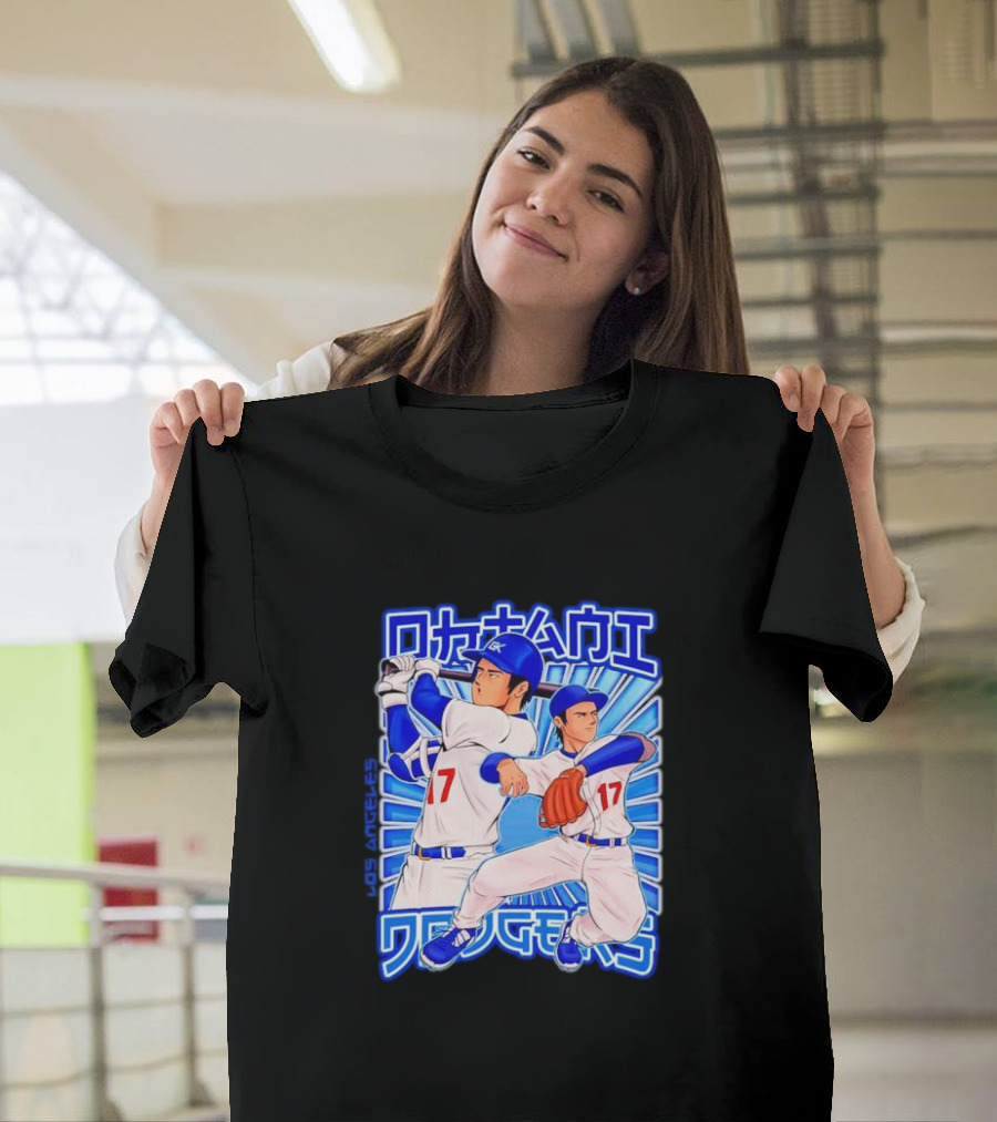 Shohei Ohtani Los Angeles Baseball Hero In Action Japan T-Shirt
