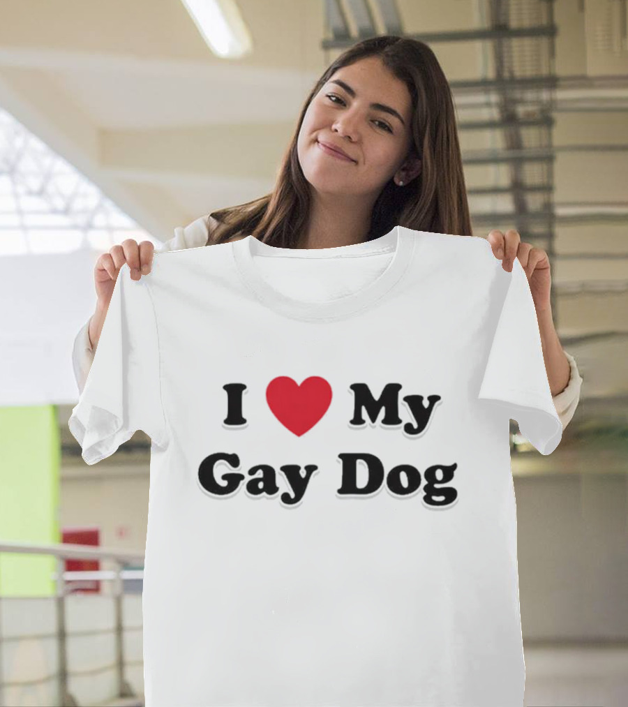 I Heart My Gay Dog T-Shirt