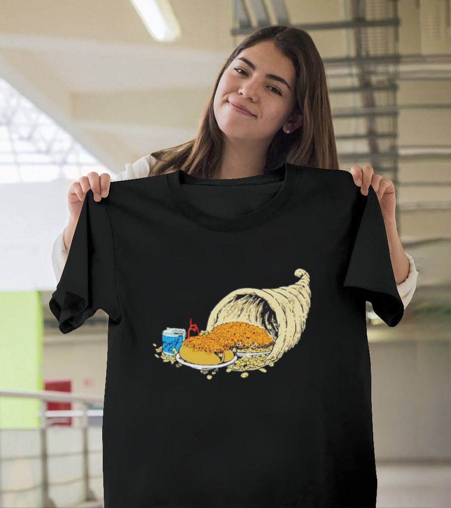 Cincy Copia Skyline Chili Cornucopia Cincinnati Iconic Meal T-Shirt