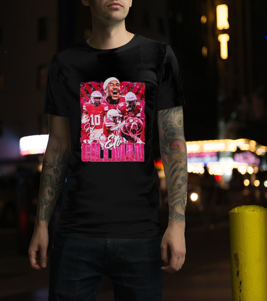 Gillman God Efo Heavyweight Premium Vintage Football T-Shirt